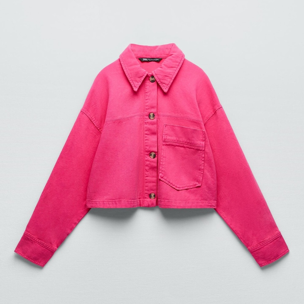 Zara Cropped Overshirt